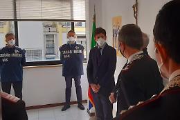 Il ministro della Salute Roberto Speranza incontra i Nas di Latina