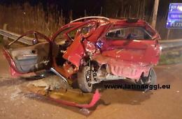 Schianto a Borgo Faiti, un morto e due feriti gravi
