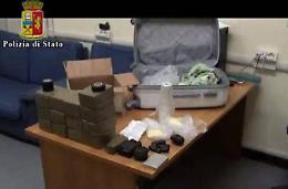 Da Trieste a Fondi per un maxi sequestro di oltre 16 kg di droga