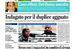 CHIEDI AL TUO EDICOLANTE LATINA OGGI IN ABBINAMENTO CON IL GIORNALE