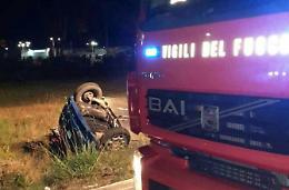 Auto contro minicar. Due feriti