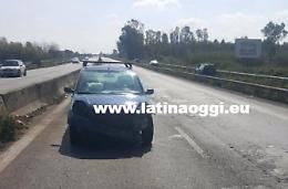 Sbanda sulla Pontina. Traffico in tilt verso sud