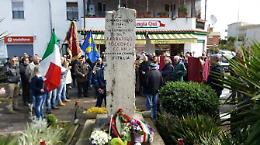 Presidio al cippo di Campoverde, cerimonia senza incidenti