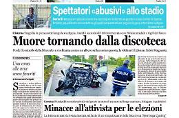 Chiedi al tuo edicolante
Latina Oggi e Il Giornale