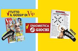 Regali speciali per i lettori di Latina Oggi: in omaggio Giochi e la rivista Vip!