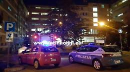 [FOTO] Paura in corsia al Goretti, principio di incendio nel reparto ostetricia
