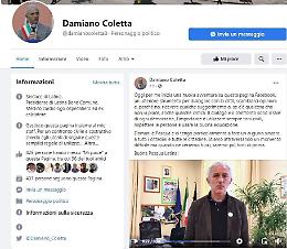 Il sindaco di Latina Damiano Coletta sbarca su Facebook