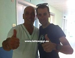 Nibali fa tappa all'Icot prima della partenza per Rio de Janeiro