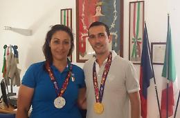 L'omaggio della città all'Oro olimpico Diana Bacosi