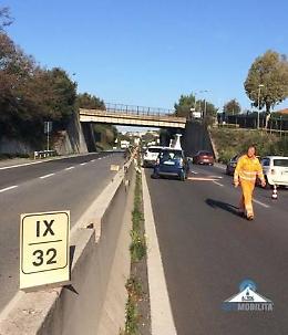 [FOTO] Incidente sulla Pontina. Fino ad 8 km di coda