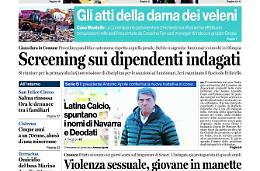CHIEDI AL TUO EDICOLANTE LATINA OGGI IN ABBINAMENTO CON IL TEMPO