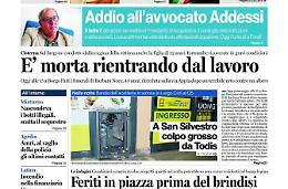 CHIEDI AL TUO EDICOLANTE LATINA OGGI IN ABBINAMENTO CON IL TEMPO