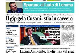 Chiedi al tuo edicolante
Latina Oggi e Il Tempo