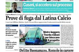 Chiedi al tuo edicolante
Latina Oggi e Il Tempo