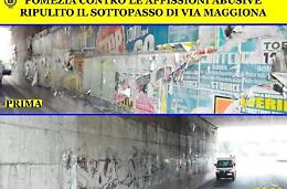 Affissioni abusive, scatta l'offensiva del Comune