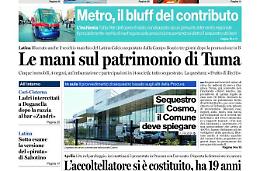 Chiedi al tuo edicolante
Latina Oggi e Il Tempo