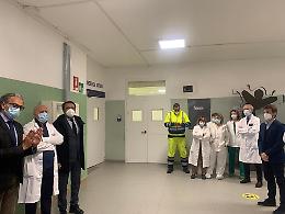 Un reparto Covid all'ospedale di Anzio, l'inaugurazione