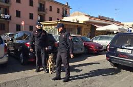 La città passata al setaccio dai carabinieri