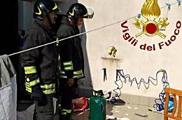Esplode una bombola, paura in via della Fonderia