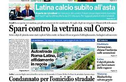 CHIEDI AL TUO EDICOLANTE LATINA OGGI IN ABBINAMENTO CON IL TEMPO