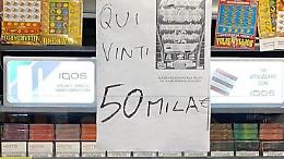 Latina, gioca 10 euro e vince 50mila euro con il Gratta e Vinci