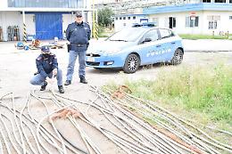 La polizia sventa un furto di rame ai danni della Nalco