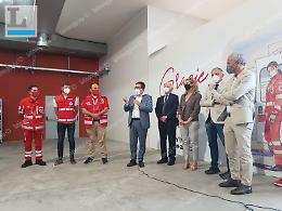 Coronavirus, taglio del nastro all'hub dell'ex Rossi Sud