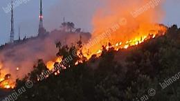 Gli incendi devastano i Monti Lepini