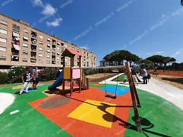 Inaugurato il parco giochi ai Palazzoni: iniziativa di Ater e Regione Lazio