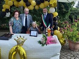 Cento candeline per Pina Leonori: grande festa a Cori per il centenario