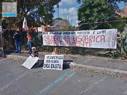 Discarica, il movimento No Inc manifesta sotto il tribunale di Velletri