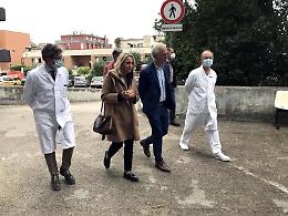 Il sindaco Coletta e la Dg Asl Cavalli in visita all'ospedale Goretti