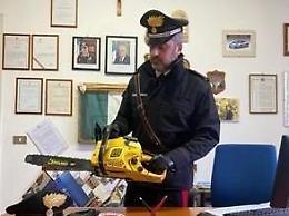 Tenta di uccidere i genitori con una motosega: non si accende, tragedia sfiorata