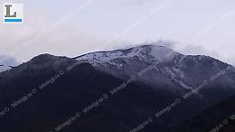 Nevica sui Monti Lepini, le montagne si colorano di bianco