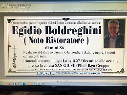 Morto Egidio Boldreghini, oggi alle 11 i funerali del noto ristoratore