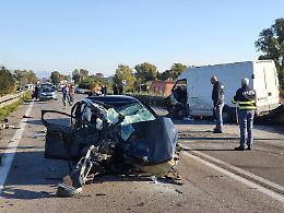 Auto travolta da una vettura in sorpasso, la vittima è Salvatore Marchetti