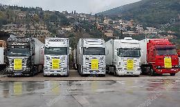 Protesta autotrasportatori a Fondi, FdI incontra i camionisti al Mof