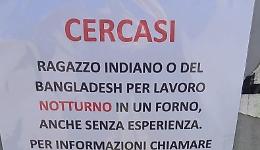 Cercasi lavoratore indiano o del Bangladesh: l'annuncio che fa indignare