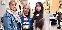 Guerra: le lacrime di Julia, Viktoria e Zlata appena arrivate  dall'inferno ucraino