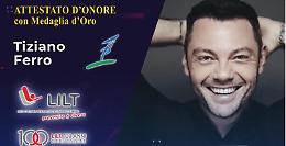 Premio Lilt per la prevenzione dei tumori, c'è anche Tiziano Ferro
