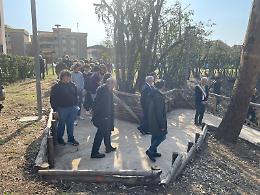 Beni confiscati alla mafia, inaugurato un parco in via Goya