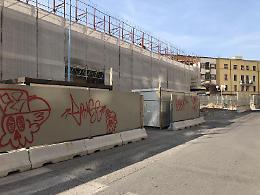 Garage Ruspi, fermo il cantiere. I commercianti chiedono tempi certi
