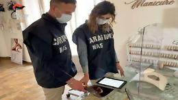 Nas, controlli nei centri estetici: sequestri in un esercizio di Latina