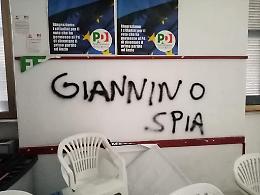 Ancora scritte contro il consigliere del Pd Giannino, la politica vicina alla dem