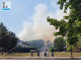 Piromani ancora in azione, due vasti incendi alle porte di Latina