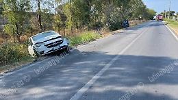 Incidente frontale, una persona ferita in codice rosso