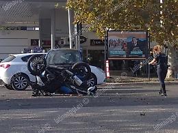 Incidente stradale in via del Lido, ferito un motociclista