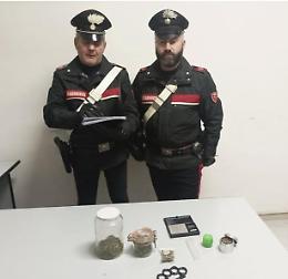 Trovato con marijuana e materiale per il confezionamento: denunciato