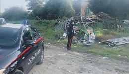 Sequestrata una discarica abusiva  a Pantano