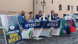 Fratelli d'Italia inaugura la nuova sede a Cisterna con Colosimo e Calandrini